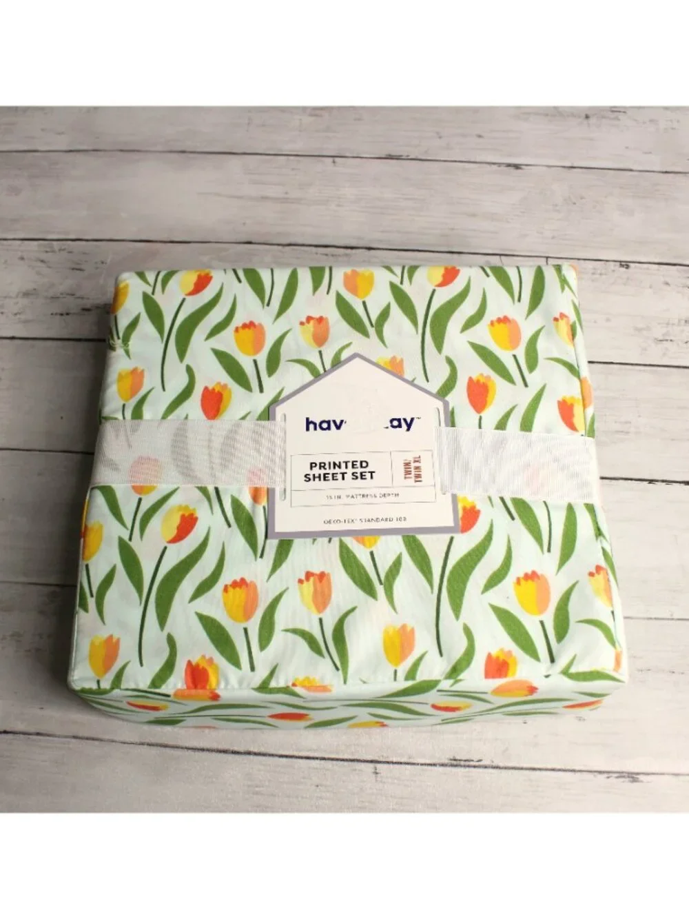 Havenstay Twin XL Sheet Set Bedding Tulip Floral